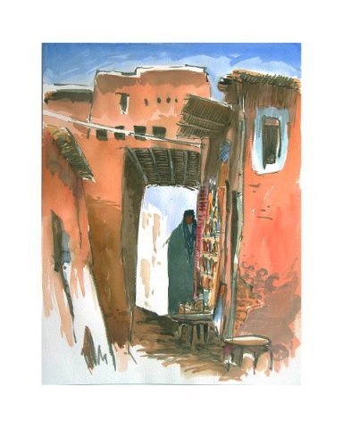 AQUARELLES AU SUD MAROC