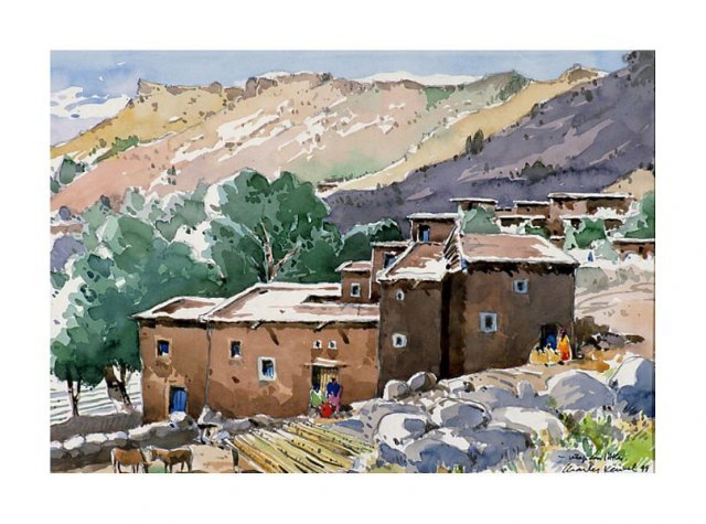 AQUARELLES AU SUD MAROC